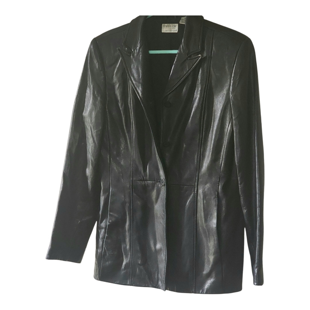 Preview Collection Leather Jacket Size Xl